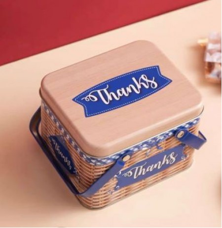 Cookie Tin - Blue