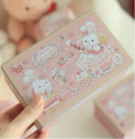 Pink Rabbit Tin