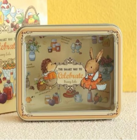 Transparent Cover Celebrate Tin Yellow